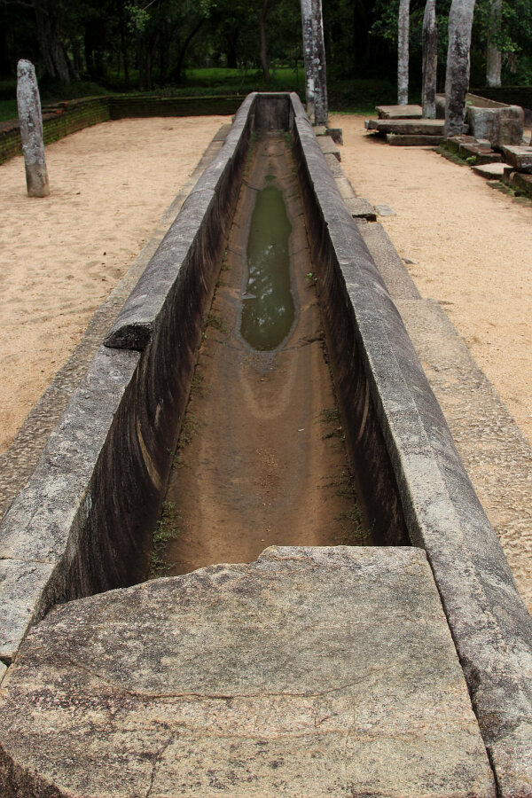 Ancient Stone Rice Canoe