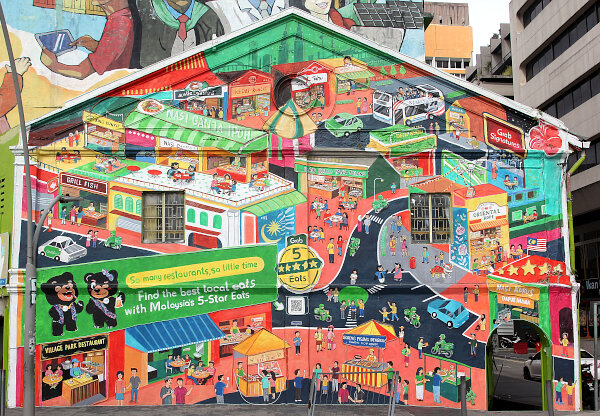 Malaysian Food Mural