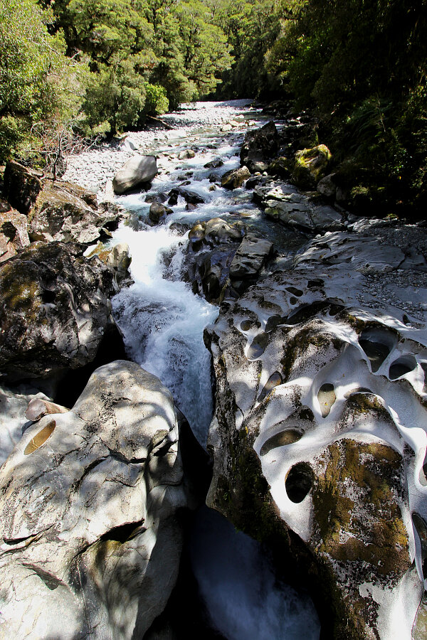 Milford Sound River Gorge