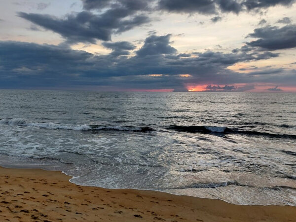 Monsoon edge sunset