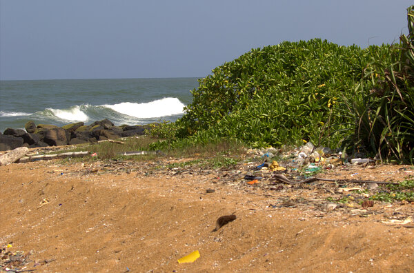 Rubbish dumped